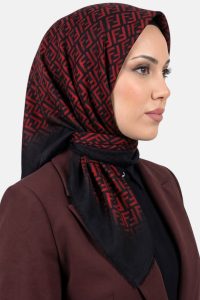 Desenli Flamlı Dimi Eşarp 6539-9
