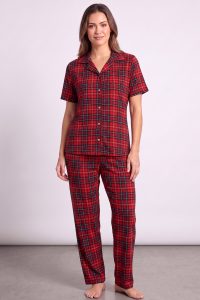 Desenli Pijama Takımı 20122-5
