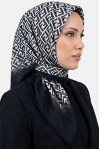 Desenli Flamlı Dimi Eşarp 6539-17