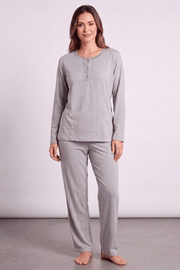 0f96fd920edc41a19d47a10816e7b6b5-1.jpg Düğmeli Battal Pijama Takımı 20121-4
