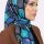 Boncuklu Desenli Yazma 6600-15