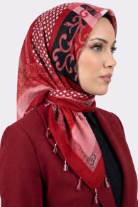 Desenli Çekme Boncuklu Yazma 6605-1