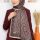 Ebruli Organik Pamuk Soft Şal 6046-1