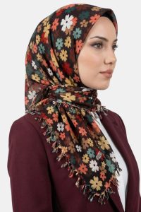 Boncuklu Desenli Yazma 6601-9