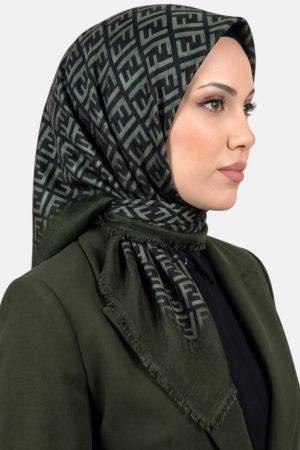 Desenli Flamlı Dimi Eşarp 6539-37