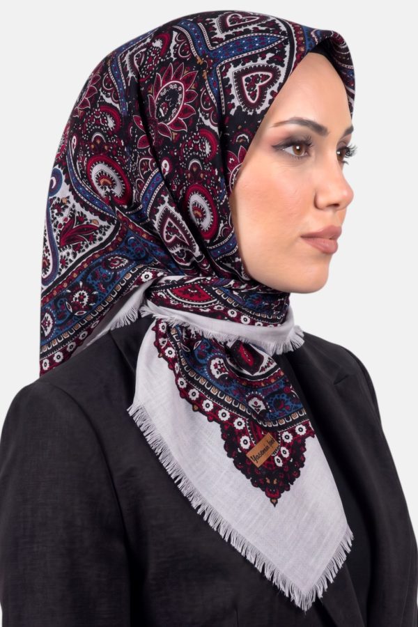 2820c1a99df0428fb2f044f685f61f60.jpg Desenli Flamlı Eşarp 6519-5