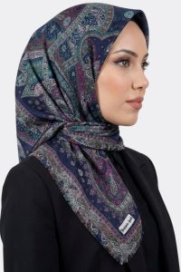 Desenli Flamlı Eşarp 6514-16