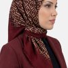 Desenli Flamlı Dimi Eşarp 6539-15
