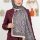 Ebruli Organik Pamuk Soft Şal 6046-5