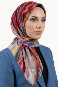 Desenlı Flamlı Eşarp 6516-16