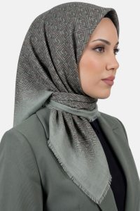 Desenli Flamlı Dimi Eşarp 6539-19