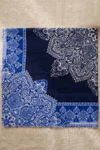 Yasemin  Desenli Flamlı Dimi Eşarp 6540-17