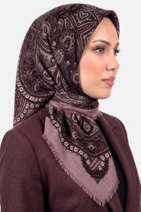 Desenli Flamlı Eşarp 6519-25