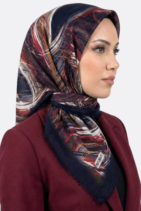 4db017ef44ab4c3890f5349bf155cede.jpg Polocraft Desenli Flamlı Eşarp 6527-1