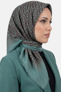 Desenli Flamlı Dimi Eşarp 6539-6