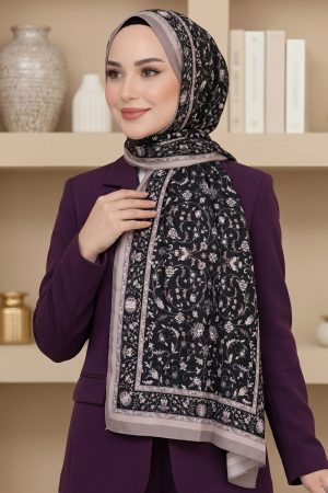 51858682033e437ba3038e1fa5305d3b.jpg Desenli Soft Şal 6054-1