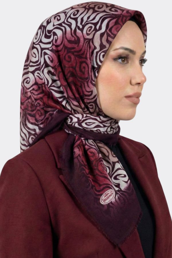 52844733a45b475bb4e920a7e77fdef2.jpg Yasemin İpek Desenli Flamlı Eşarp 6528-16