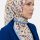 Zümra İpek Organik Pamuk Soft Eşarp 6256-9
