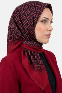 Desenli Flamlı Dimi Eşarp 6539-13
