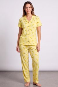 Desenli Pijama Takımı 20122-1