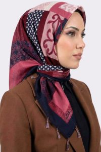 Desenli Çekme Boncuklu Yazma 6605-5