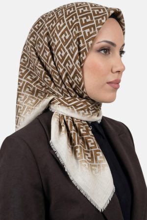 Desenli Flamlı Dimi Eşarp 6539-32