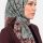 Yasemin Desenli Flamlı Dimi Eşarp 6534-9