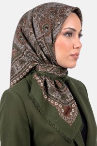 Desenli Flamlı Eşarp 6519-24