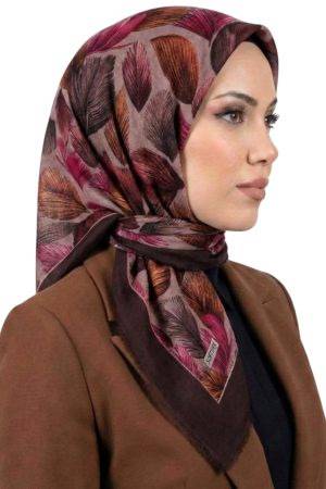 77a2ccc3d4d943028a370020d93aca4c.jpg Soft İpek Desenli Flamlı Eşarp 6530-4