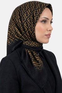 Desenli Flamlı Dimi Eşarp 6539-39
