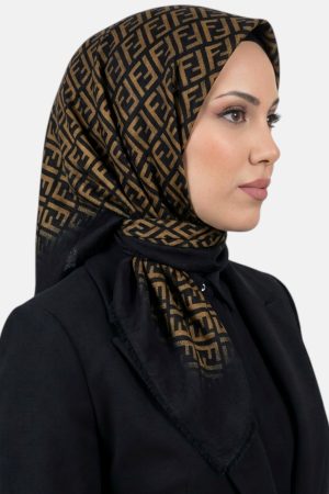 Desenli Flamlı Dimi Eşarp 6539-39