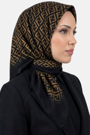 Desenli Flamlı Dimi Eşarp 6539-39