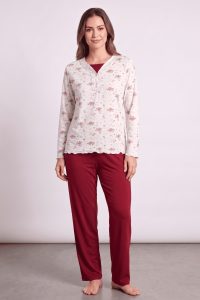 Düğmeli Battal Pijama Takımı 20121-5