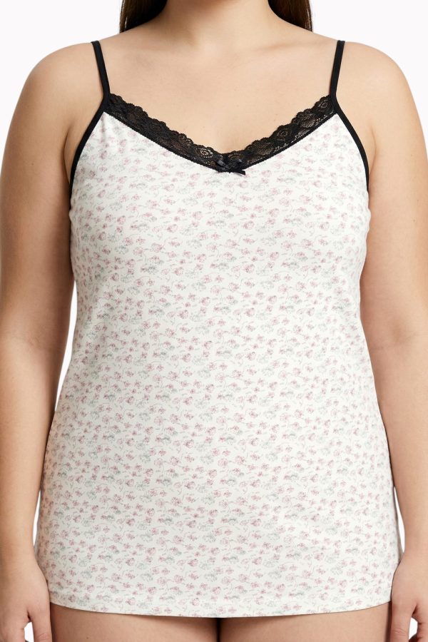 889503c453434bbebbe34d1c089d474a.jpg Seramony 2400 Dantelli İp Askılı Penye Atlet 8684-6