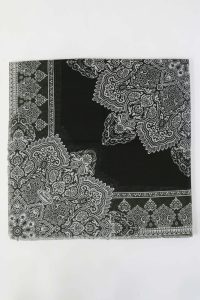 Yasemin  Desenli Flamlı Dimi Eşarp 6540-14