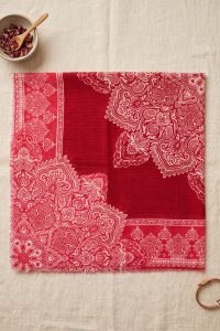 Yasemin  Desenli Flamlı Dimi Eşarp 6540-1