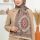 Ebruli Organik Pamuk Soft Şal 6046-9