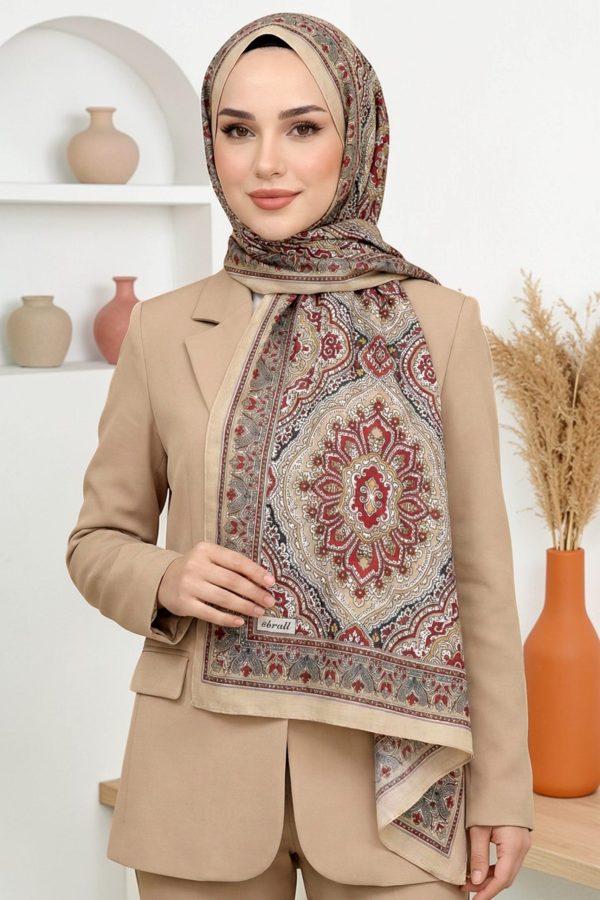 b08a18fcc40840c0aa371de6d7bb1584.jpg Ebruli Organik Pamuk Soft Şal 6046-9