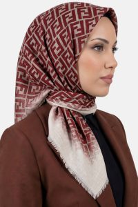 Desenli Flamlı Dimi Eşarp 6539-38
