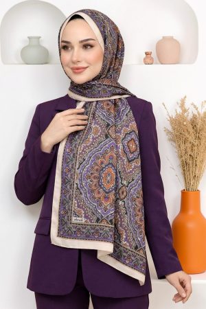 b6b391632748409b9f7e01e10853aacd.jpg Ebruli Organik Pamuk Soft Şal 6046-18
