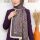 Ebruli Organik Pamuk Soft Şal 6046-18