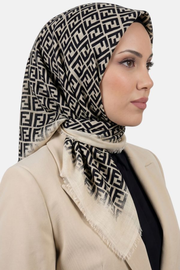Desenli Flamlı Dimi Eşarp 6539-24