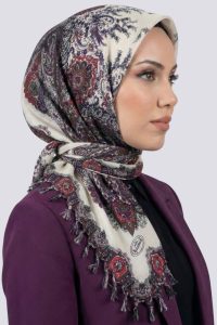 Desenli Çekme Boncuklu Yazma 6606-2