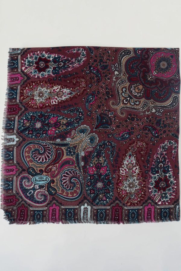 Yasemin Desenli Flamlı Dimi Eşarp 6537-10