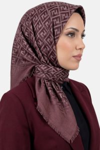 Desenli Flamlı Dimi Eşarp 6539-33