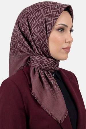 Desenli Flamlı Dimi Eşarp 6539-33