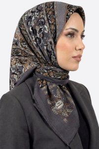 Desenli Flamlı Eşarp 6524-19