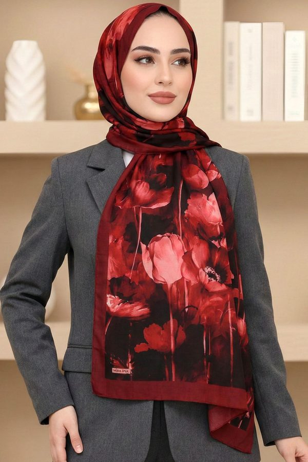Mira İpek Bambu Crush Şal 6032-13