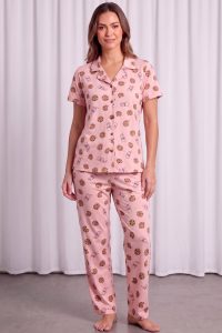 Desenli Pijama Takımı 20122-3