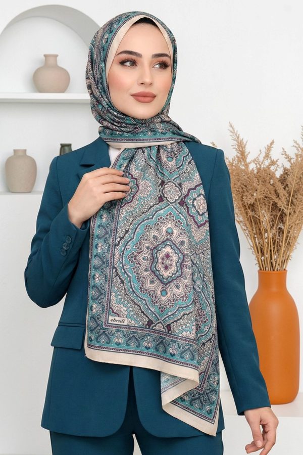 db9824f230794763b454affe33aacc61.jpg Ebruli Organik Pamuk Soft Şal 6046-2